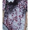 Azura Exchange Leopard Print Graphic Tee with Mom Life Slogan – S