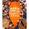 Azura Exchange PUMPKIN SPICE & Jesus Christ Graphic T-shirt – S