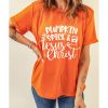 Azura Exchange PUMPKIN SPICE & Jesus Christ Graphic T-shirt – S