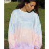 Azura Exchange Color Block Tie Dye Pullover Sweatshirt – 2XL