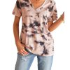 Azura Exchange V Neck Tie-dye T-shirt – 2XL