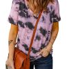 Azura Exchange V Neck Tie-dye T-shirt – 2XL