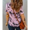 Azura Exchange V Neck Tie-dye T-shirt – 2XL