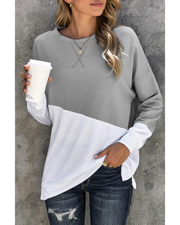 Azura Exchange Patchwork Dropped Shoulder Sweatshirt – 2XL