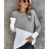 Azura Exchange Patchwork Dropped Shoulder Sweatshirt – 2XL