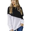 Azura Exchange Patchwork Dropped Shoulder Sweatshirt – M