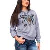 Azura Exchange Wild Soul Western Graphic Print Sweatshirt – 2XL