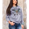 Azura Exchange Wild Soul Western Graphic Print Sweatshirt – 2XL