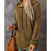 Azura Exchange Ribbed Drawstring Hoodie with Kangaroo Pocket – 2XL