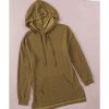 Azura Exchange Ribbed Drawstring Hoodie with Kangaroo Pocket – 2XL