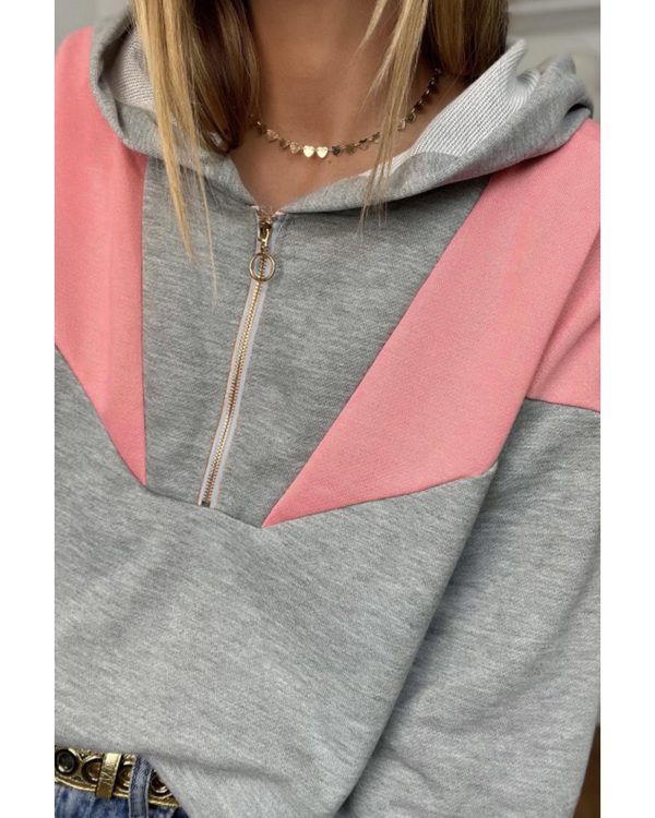 Azura Exchange Colorblock Pullover Hoodie – L