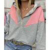 Azura Exchange Colorblock Pullover Hoodie – L