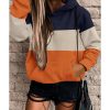 Azura Exchange Color Block Hoodie with Kangaroo Pocket – 2XL