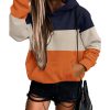 Azura Exchange Color Block Hoodie with Kangaroo Pocket – 2XL