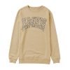 Azura Exchange Leopard Letter Print Oversized Pullover Sweatshirt – S