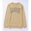 Azura Exchange Leopard Letter Print Oversized Pullover Sweatshirt – S