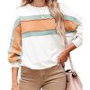 Azura Exchange Contrast Drop Sleeve Pullover Sweatshirt – XL