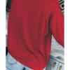 Azura Exchange French Terry Cotton Blend Sweatshirt – S