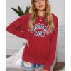 Azura Exchange French Terry Cotton Blend Sweatshirt – S