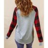 Azura Exchange Merry Christmas Plaid Patchwork Pullover Sweatshirt – 2XL