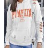 Azura Exchange Pumpkin Spice Distressed Hoodie – 2XL