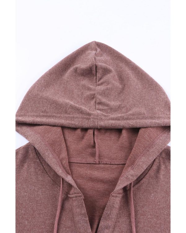 Azura Exchange High and Low Hem Hoodie – L