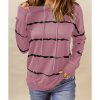 Azura Exchange Striped Tie-dye Hoodie with Side Split Tops – 2XL