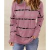 Azura Exchange Striped Tie-dye Hoodie with Side Split Tops – 2XL