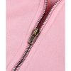 Azura Exchange Cotton Half Zip Pink Sweatshirt with Pocket – 2XL