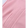 Azura Exchange Cotton Half Zip Pink Sweatshirt with Pocket – 2XL