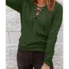 Azura Exchange Solid Color Lace-up Hoodie – 2XL