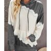 Azura Exchange Tie Dye Print Hooded Sweatshirt with Casual Pocket – 2XL