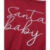 Azura Exchange Santa Baby Print Pullover Sweatshirt – M