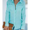 Azura Exchange Long Sleeve Buttoned Shirt with Pocket – 2XL