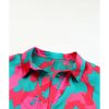 Azura Exchange V Neck Abstract Print Blouse – M