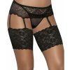 Azura Exchange Lace Garter Belt with Thong – S