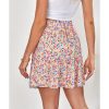 Azura Exchange Print Elastic Waist Skirt – L