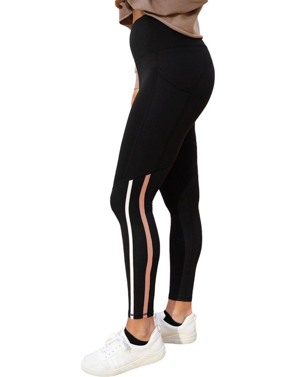 Azura Exchange Ankle Length Butt Lifting High Waist Leggings – L