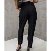 Azura Exchange Pleated Double Breasted Cropped Pants – 12 US