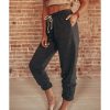 Azura Exchange Drawstring Waist Pockets Sweatpants – S