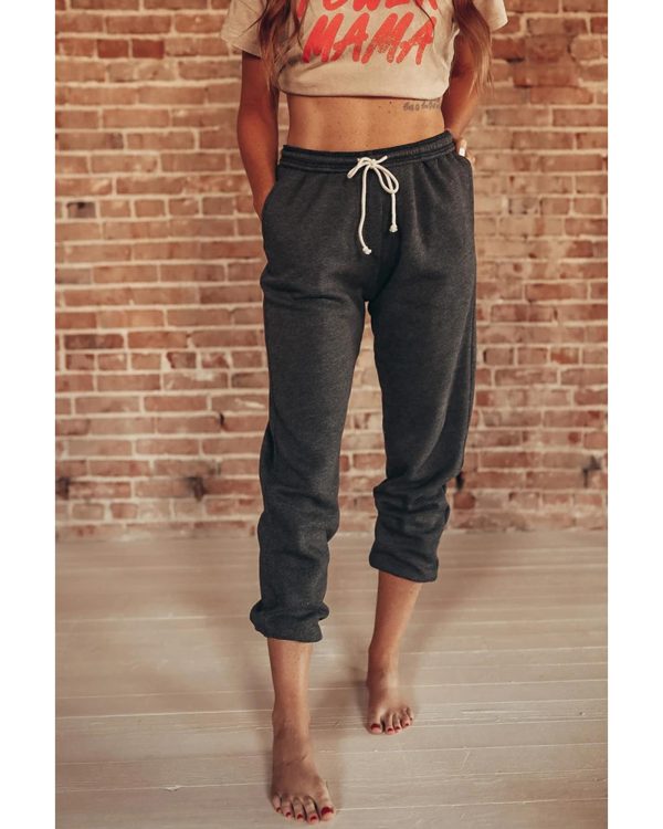 Azura Exchange Drawstring Waist Pockets Sweatpants – S