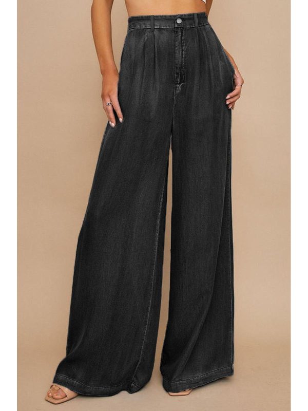 Azura Exchange Wide Leg Soft Denim Pants – 12 US