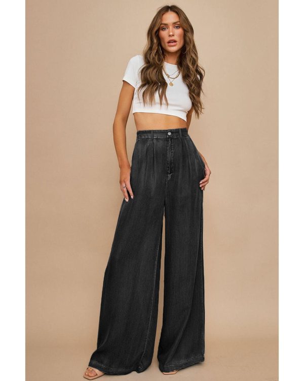 Azura Exchange Wide Leg Soft Denim Pants – 12 US