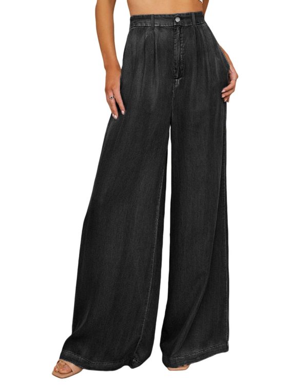 Azura Exchange Wide Leg Soft Denim Pants – 12 US