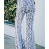 Azura Exchange Snakeskin Print Wide Leg Pants – L