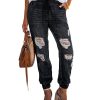 Azura Exchange Distressed Denim Jean with Pockets – 10 US