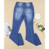 Azura Exchange Distressed Flare Jeans – M