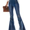 Azura Exchange Distressed Bell Bottom Jeans – 2XL