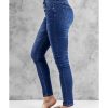 Azura Exchange Button Fly High Rise Skinny Jeans – M