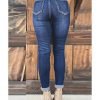 Azura Exchange Button Fly High Rise Skinny Jeans – M